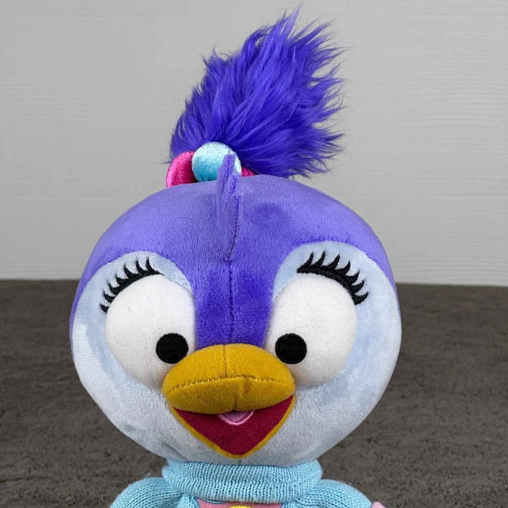 Disney Junior Muppet Babies Summer Penguin 9" Plush Purple Stuffed Animal Toy